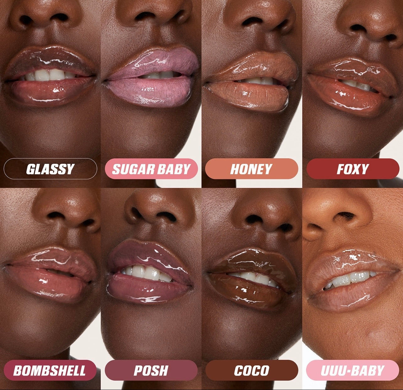 HUDA BEAUTY Faux filler Gloss de alto brillo